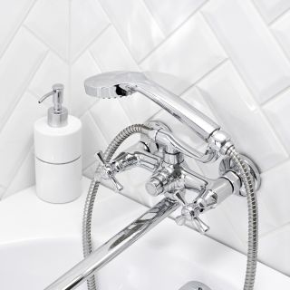 Смеситель для ванны с душем РМС SL65-140EK хром